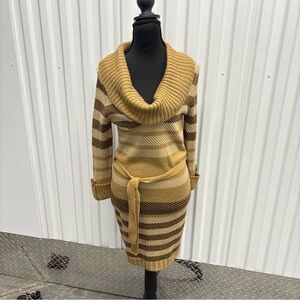 Say What? Striped Sweater dress